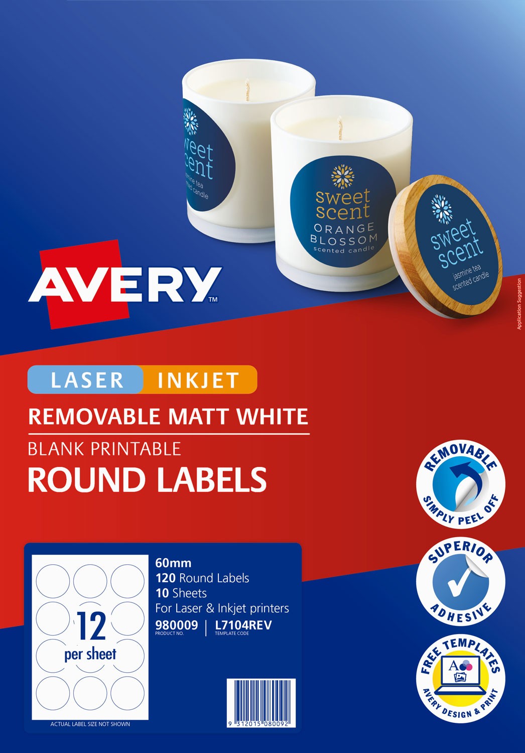 Removable Round Labels | 980009 | Avery Australia