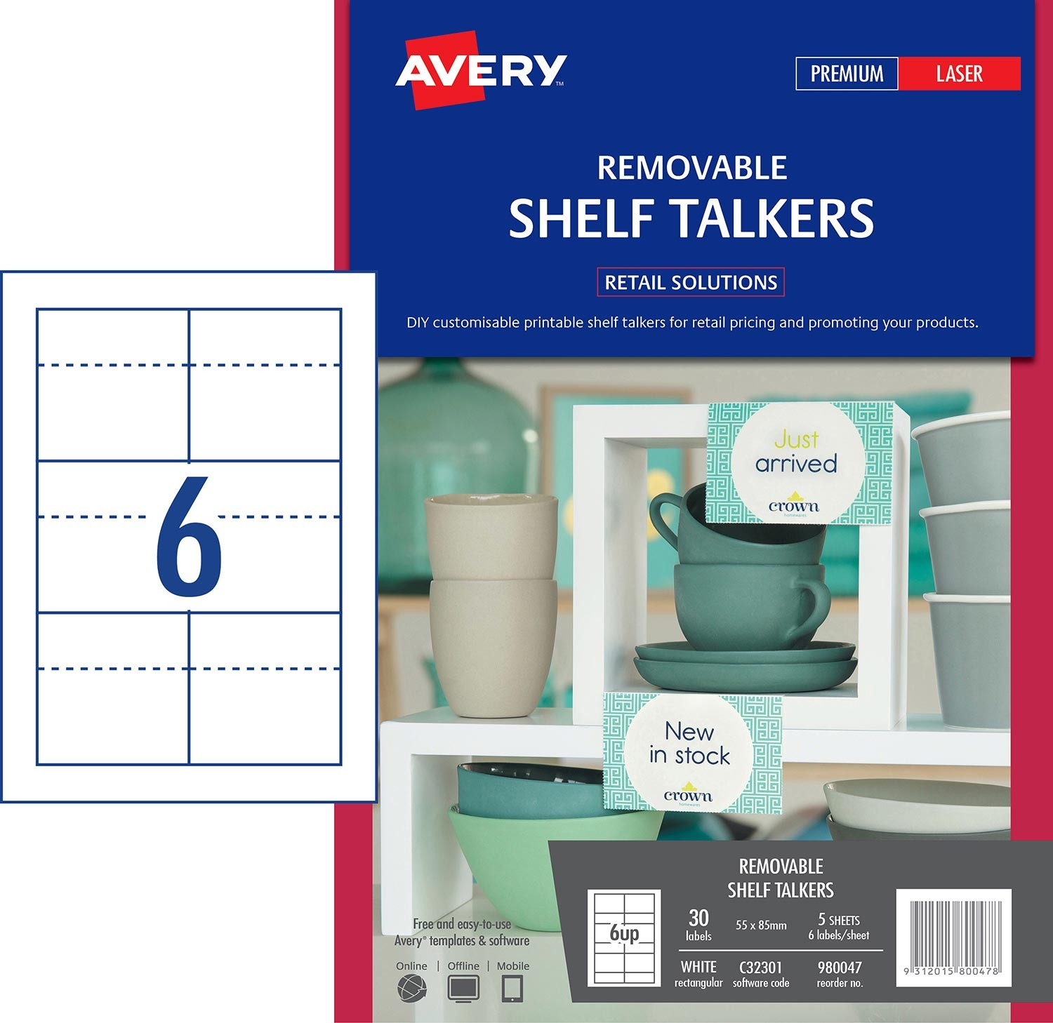 Shelf Talker 980047 Avery Australia