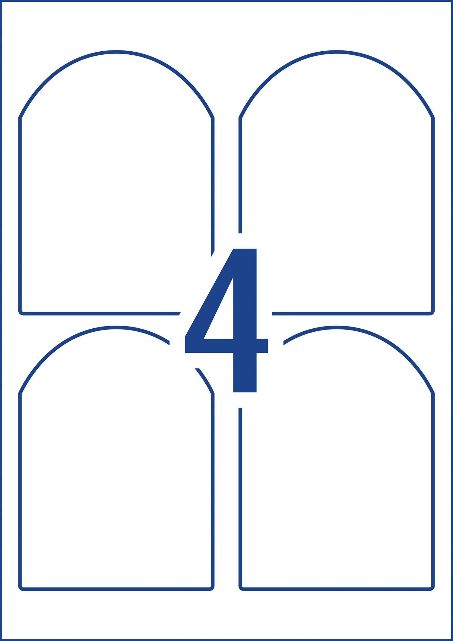 Arched Labels | 982510 | Avery Australia