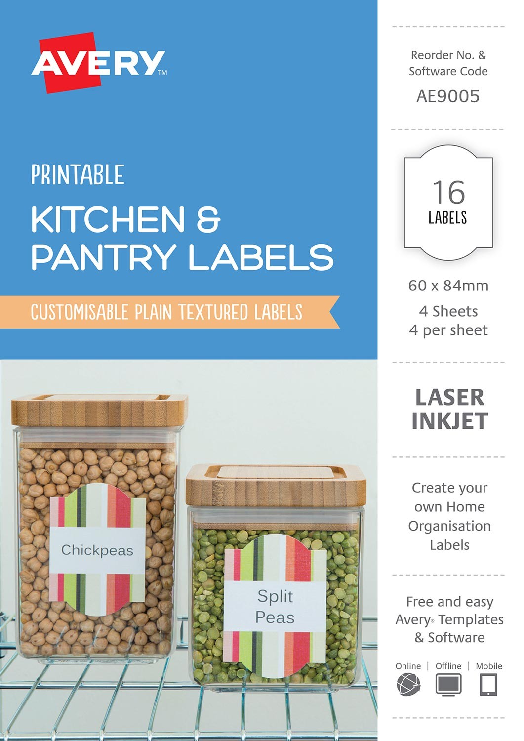 Kitchen Pantry Labels Ae9005 Avery Australia