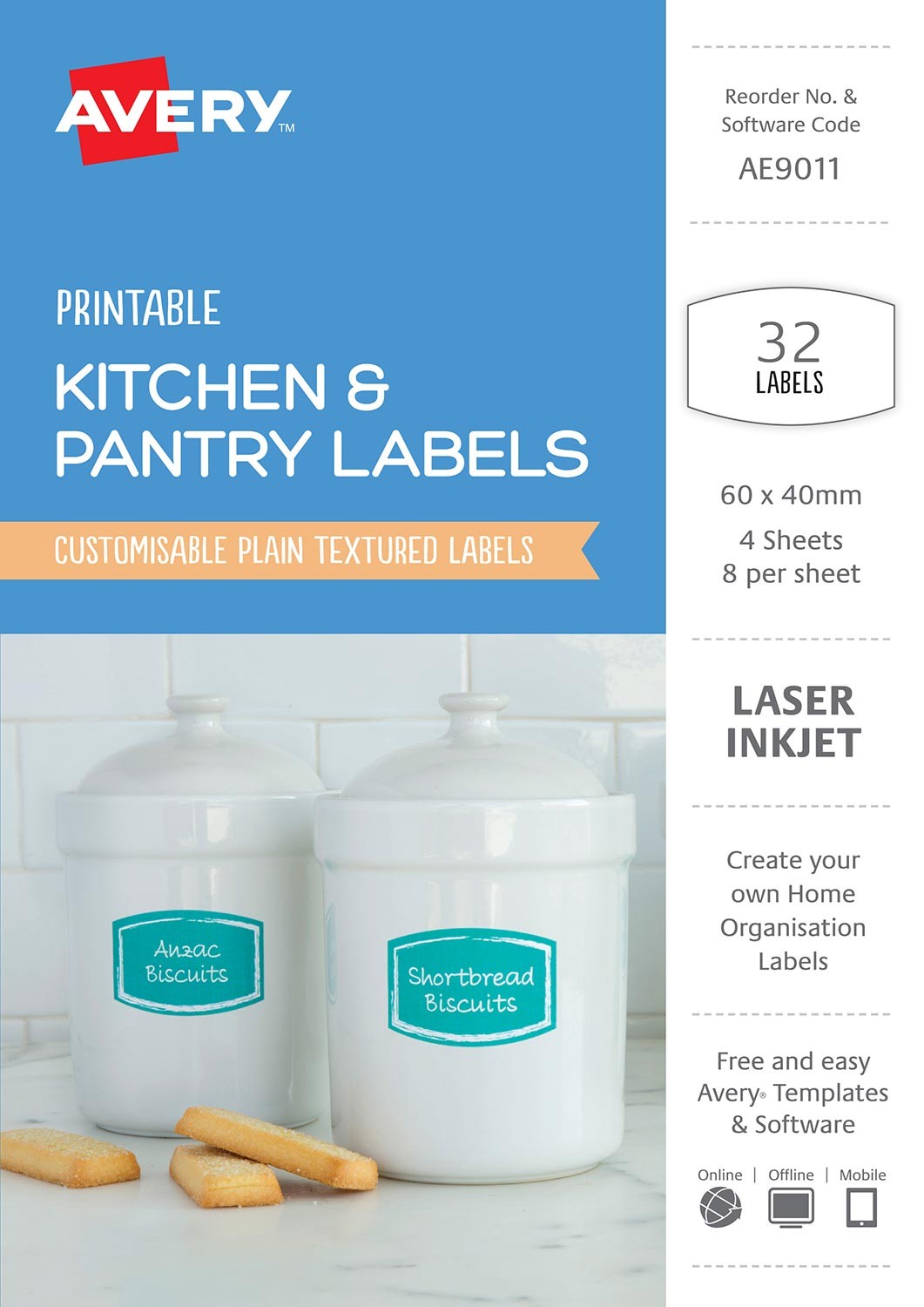 kitchen pantry labels ae9011 avery australia