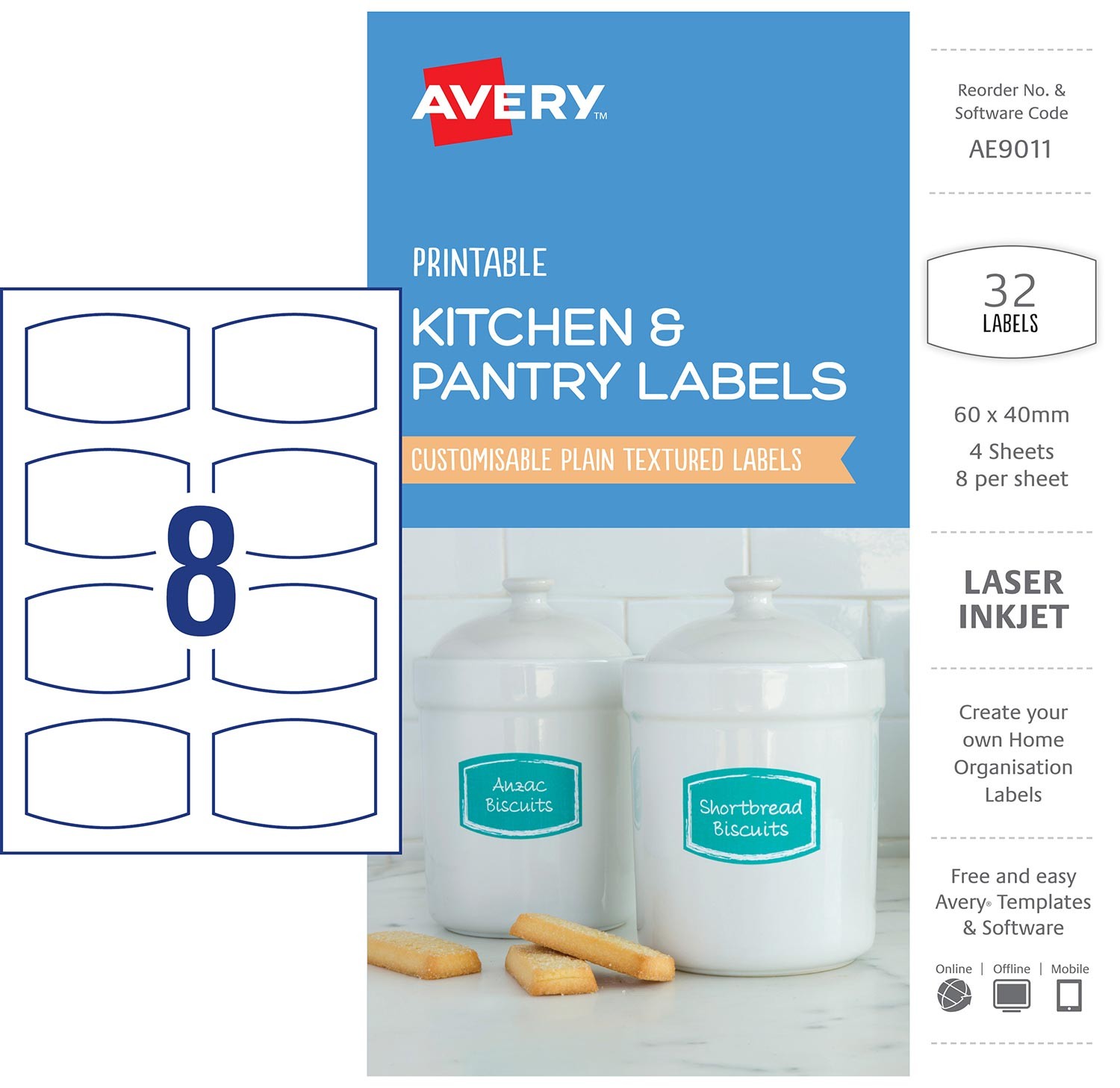 Kitchen Pantry Labels Ae9011 Avery Australia
