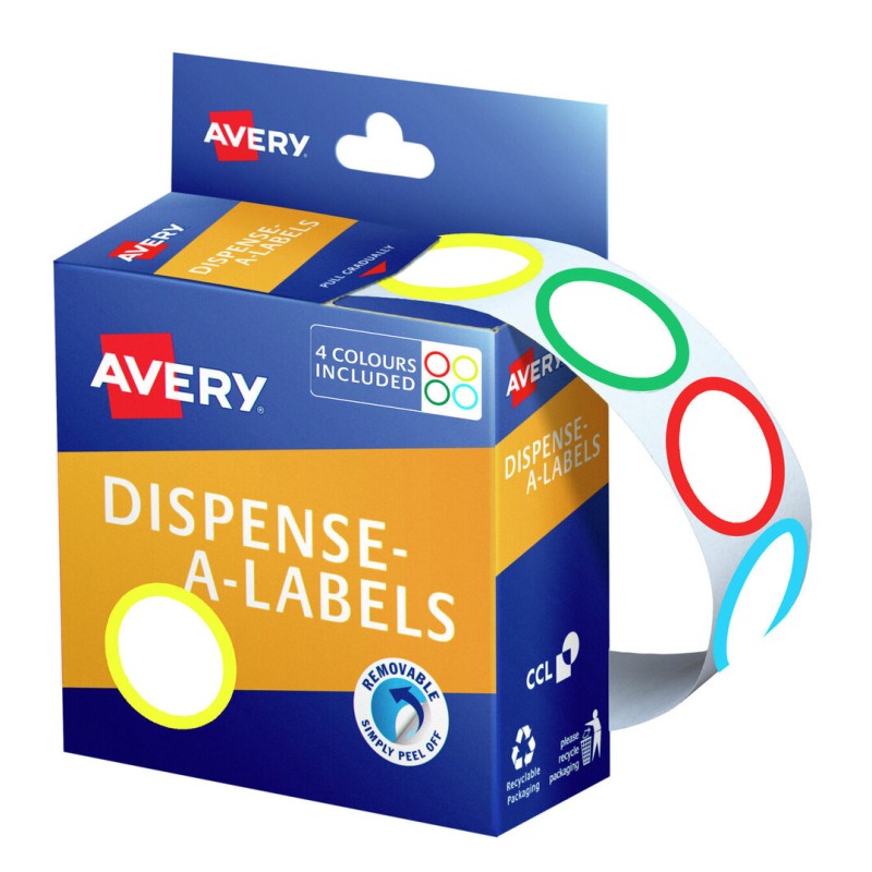 Coloured Labels | Identification & Filing Labels | Avery