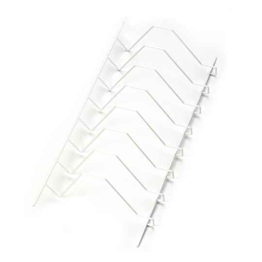 White File Rack 40448