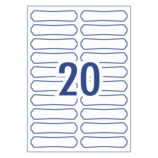 Kitchen & Pantry Labels AE9009 66 x 15 mm