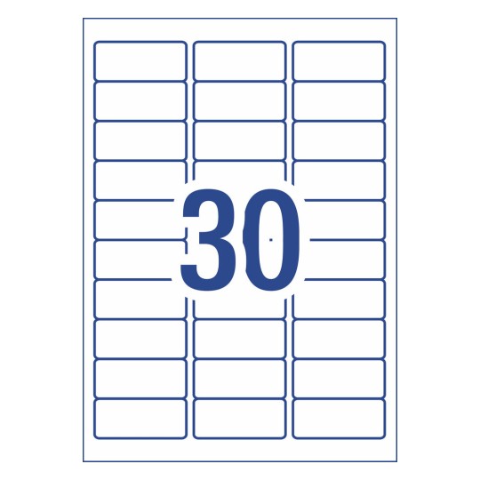 General Use Labels 938211 64 x 26.7 mm