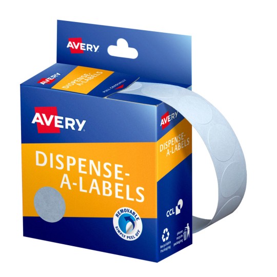 White Dispenser Dot Stickers 937292