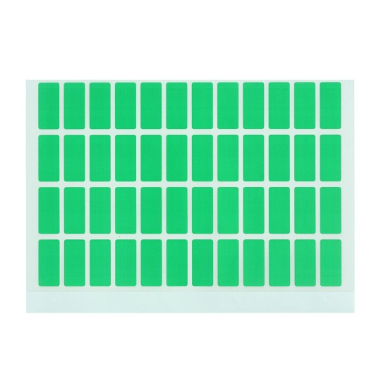Dark Green Colour Coding Labels 44542