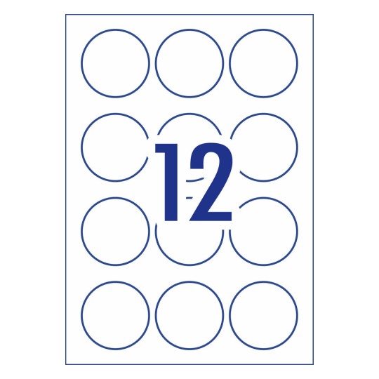 Kitchen & Pantry Labels AE9013 Ø 40 mm