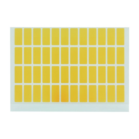 Yellow Colour Coding Labels 44548