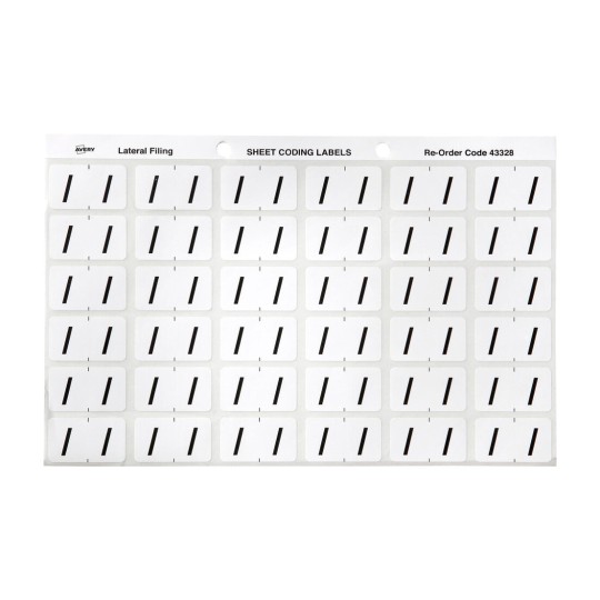 / Side Tab Colour Coding Labels 43328