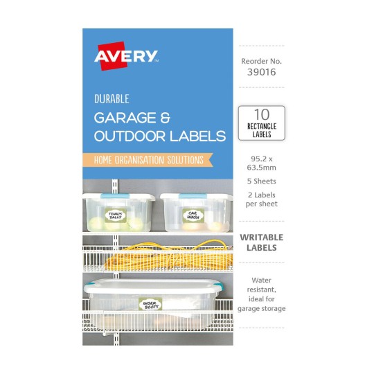 Durable Outdoor Labels 39016