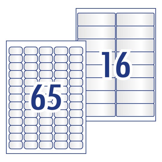 Clear Address labels Kit 982513 210 x 297 mm