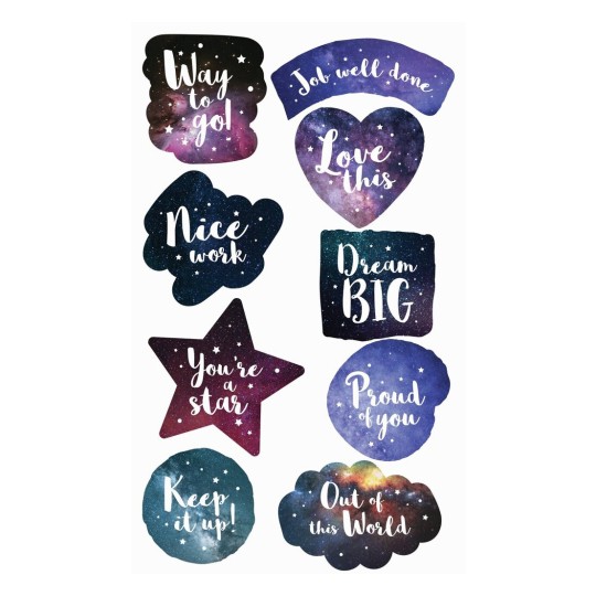 Merit Stickers 698003 Content: 36 Labels / 4 Sheets