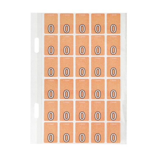 O Top Tab Colour Coding Labels 44415