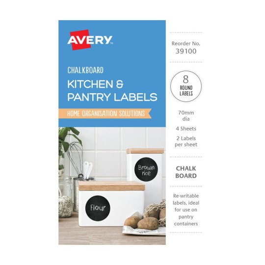 Chalkboard Kitchen Labels 39100