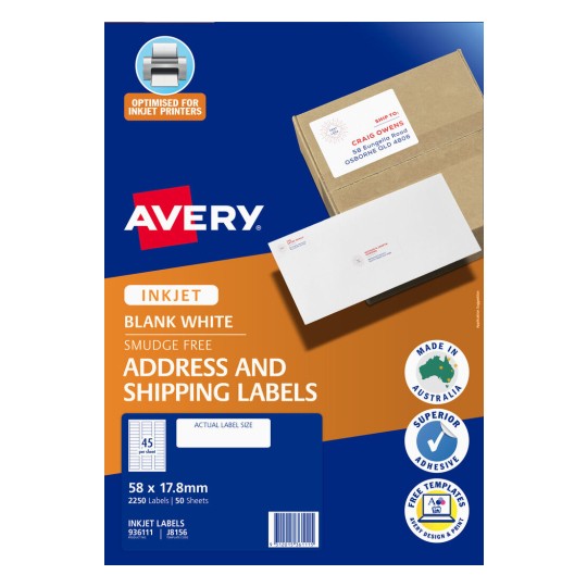 Quick Peel Address Labels with Sure Feed 936111