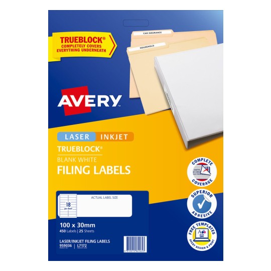 Filing Labels 959036