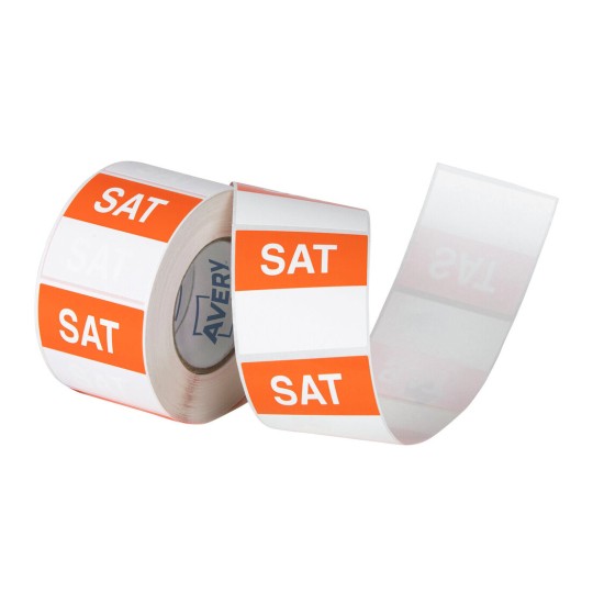 Saturday Day Labels, 40 x 40mm 937341