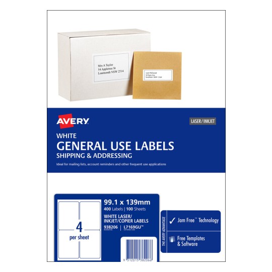 General Use Labels 938206