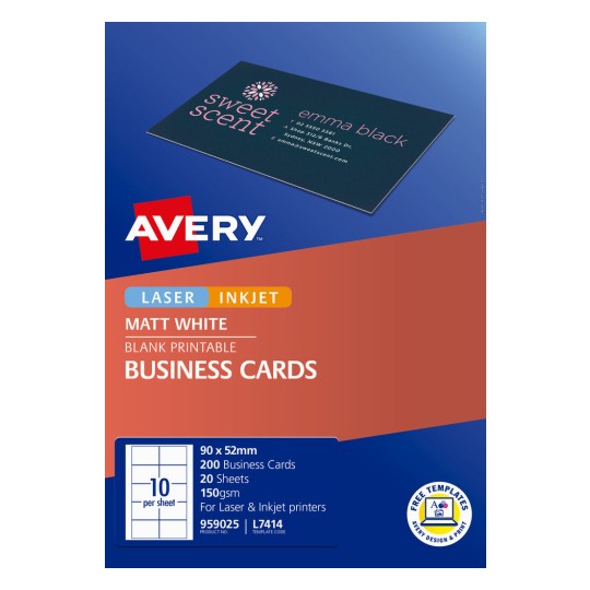 Matt Finish Business Cards 959025