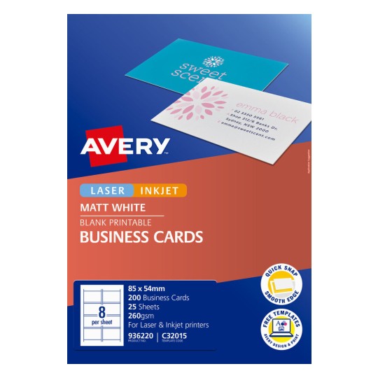 Matt Finish Business Cards 936220