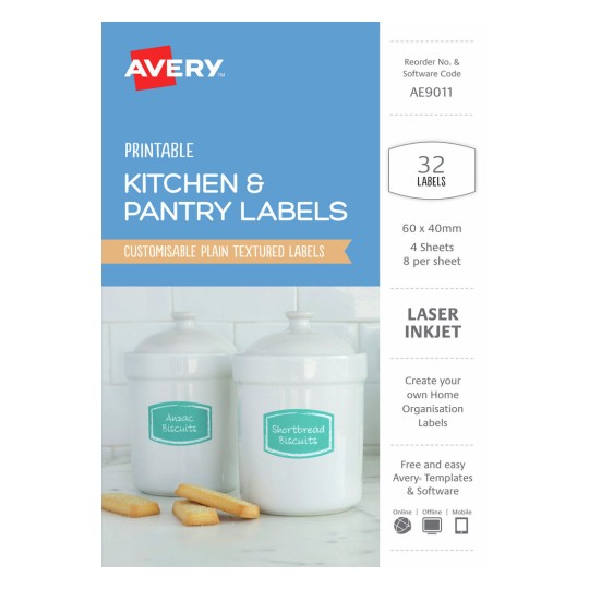 Kitchen & Pantry Labels AE9011