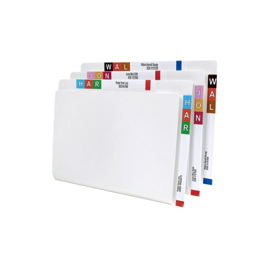 White Shelf Lateral File Twin Tab 46555