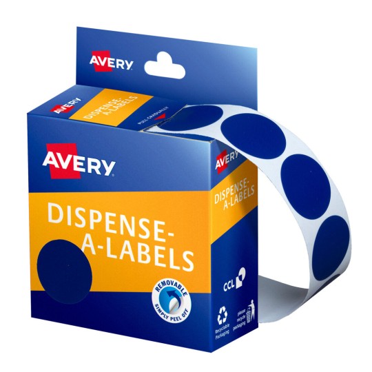 Blue Dispenser Dot Stickers 937244