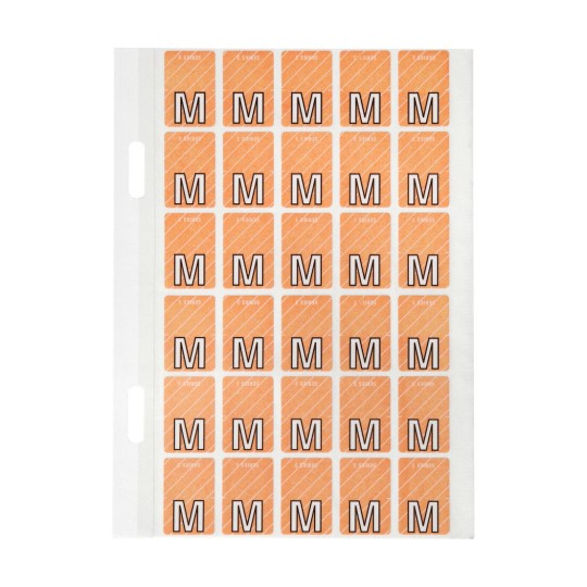 M Top Tab Colour Coding Labels 44413
