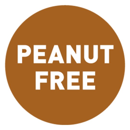 'Peanut Free' Allergy Label 937395 Ø 24 mm