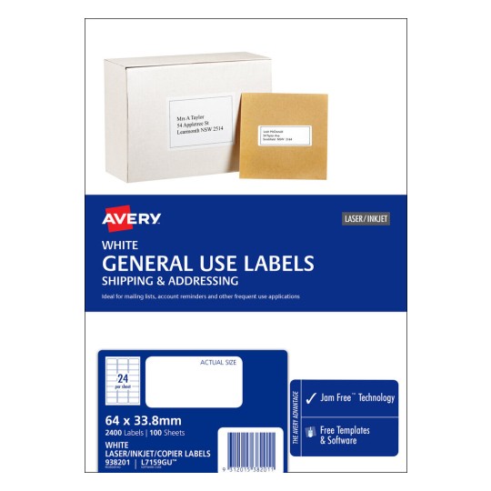 General Use Labels 938201
