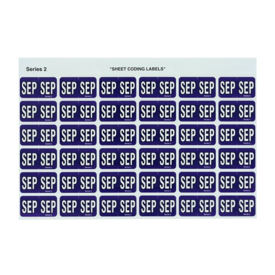 Sep Side Tab Coding Labels 43409
