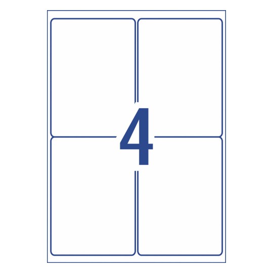 White Heavy Duty Labels 959069 99.1 x 139 mm