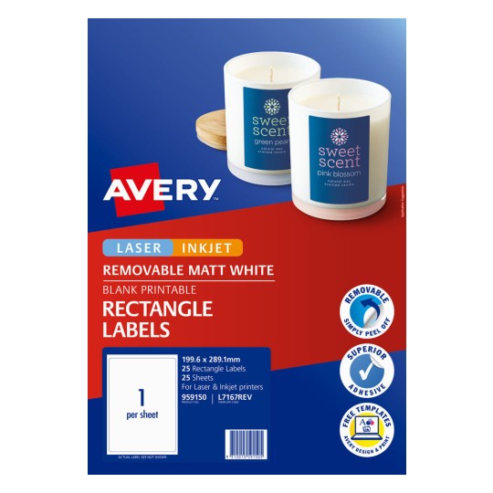 Removable Multi-purpose Labels 959150