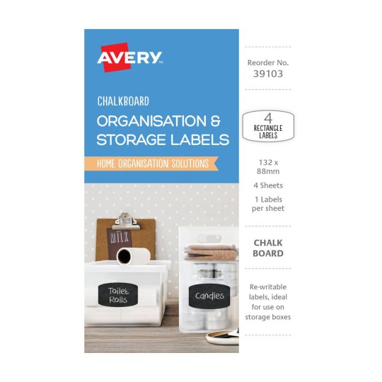 Chalkboard Storage Labels 39103