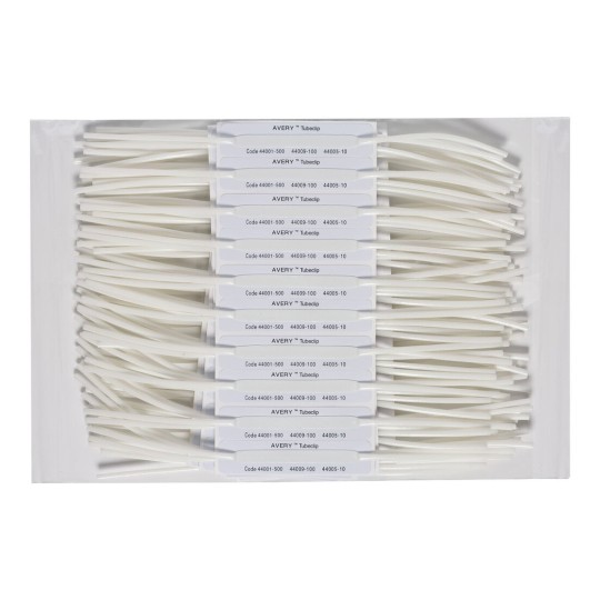 White Tubeclip Self Adhesive Base 44006
