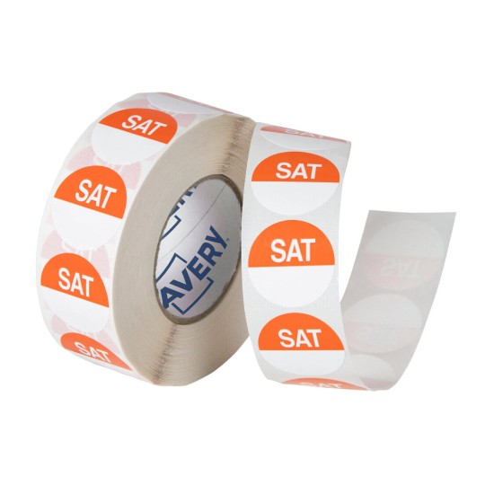 Saturday Day Labels, 24mm 937410