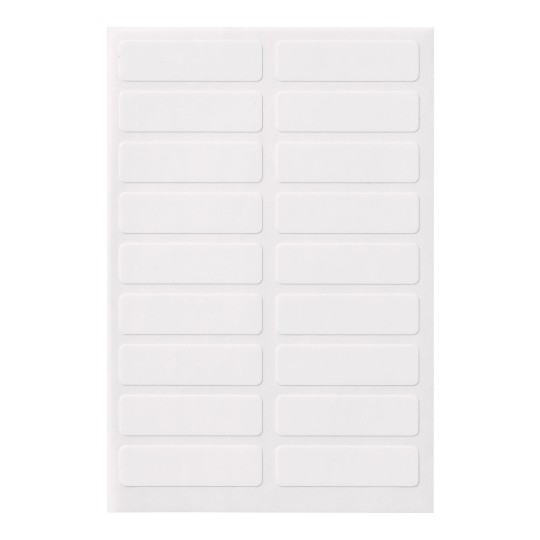 Avery permanent no iron white clothing labels