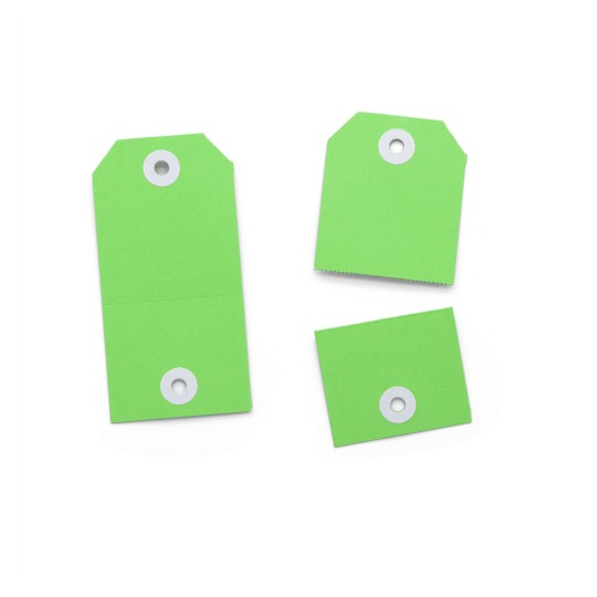 2in1 Perforated Tags Green, 100 Pack 19002 Content: 100 Tags / 100 Tags