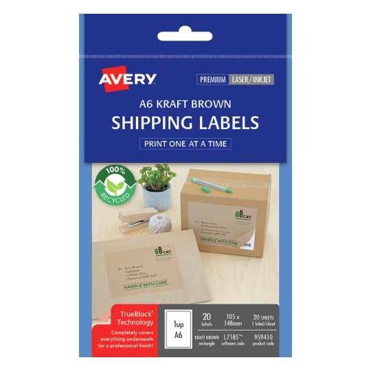 Shipping Labels, A6 959410