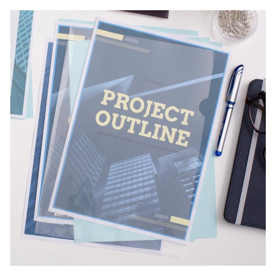 Clear Transparent Plastic Letter File 47941 Avery Australia