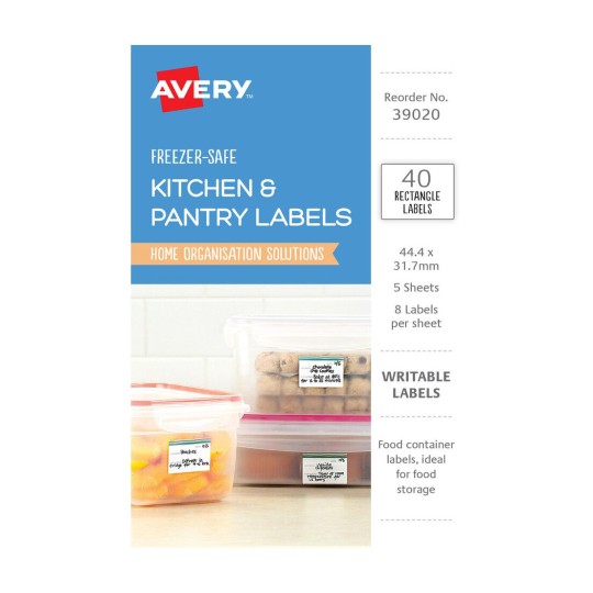 Freezer-Safe Kitchen Labels 39020