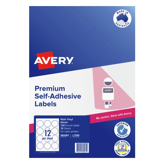 Durable Round Labels 980081