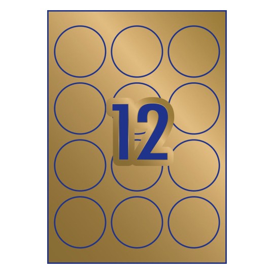Avery circle labels