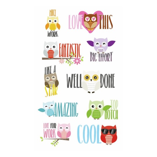 Merit Stickers 698005 Content: 40 Labels / 4 Sheets