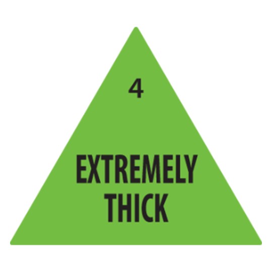 'Extremely Thick' Food Consistency Label 937386 25 x 25 mm