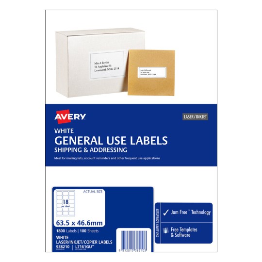 General Use Labels 938210