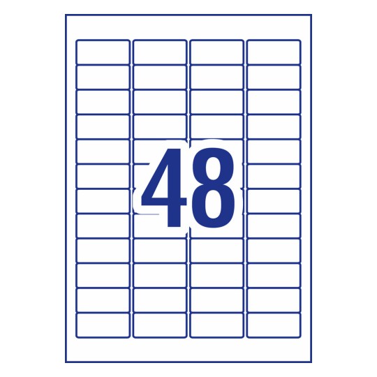White Heavy Duty Labels 959195 45.7 x 21.2 mm