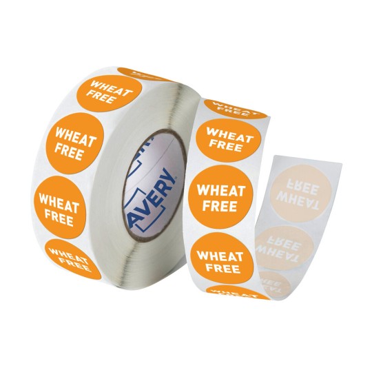 'Wheat Free' Allergy Label 937396
